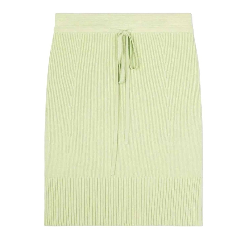 Jonathan Simkhai Page Compact Rib Mini Skirt Size Small Pear